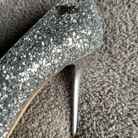 John Galliano silver glitter pumps Size 41 - Picture 5 of 7